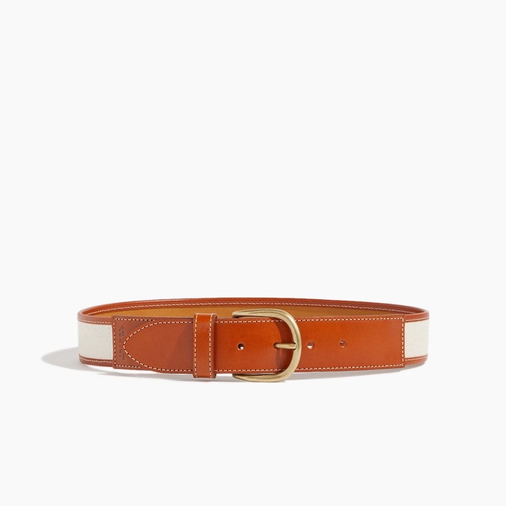 ISABEL MARANT - Zaf Belt in Ecru/Cognac